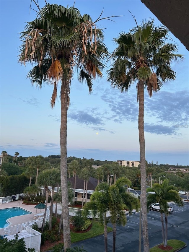 view of water feature