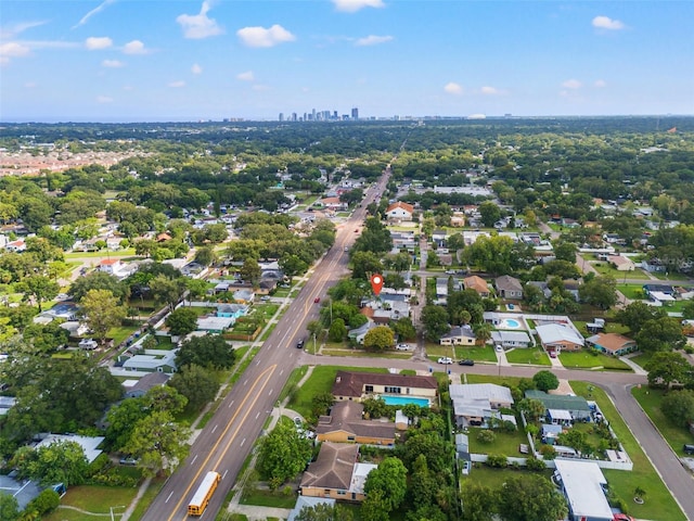 aerial view