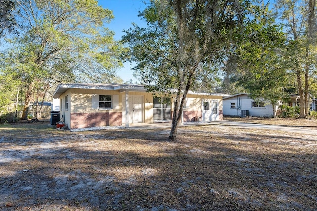 view of ranch-style home