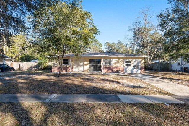 view of ranch-style house