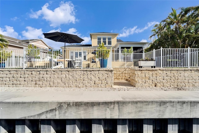 view of rear view of house