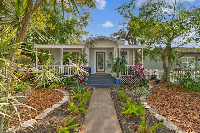 view of front of home