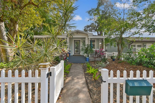 view of front of home