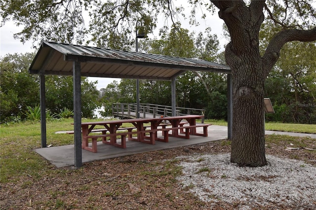 view of home's community featuring a gazebo