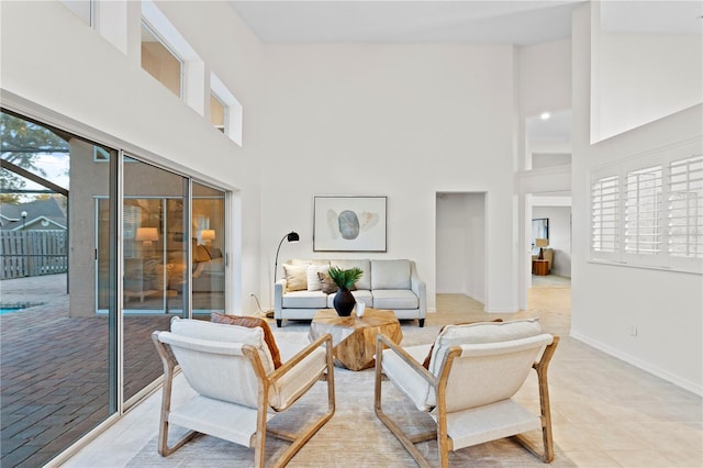 8701 Ballantrae Way, Tampa, FL 33647 - living room with a towering ceiling and a wealth of natural light