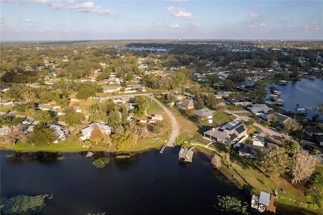 2972 Lake Saxon Dr, Land O Lakes, FL 34639 - view of property location with a large body of water and nearby suburban area
