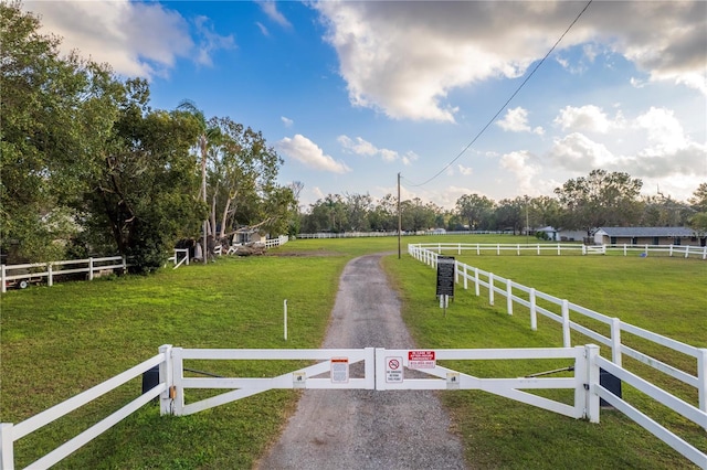 2972 Lake Saxon Dr, Land O Lakes, FL 34639 - view of street with a view of rural / pastoral area