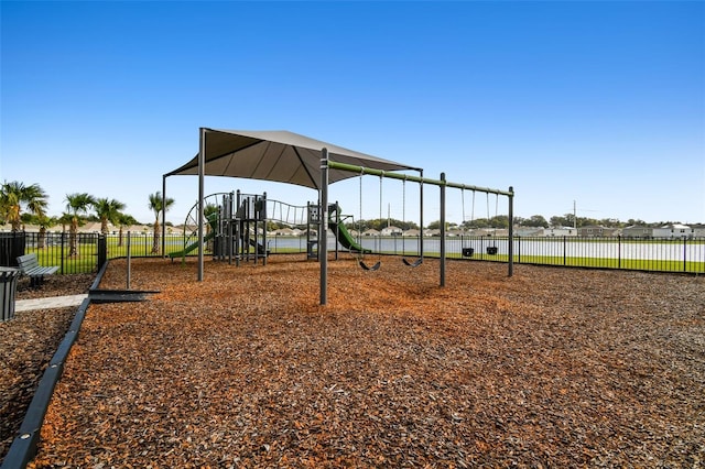 view of jungle gym