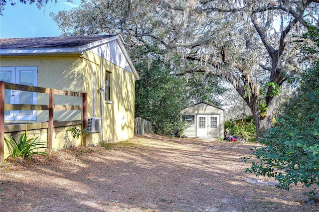 view of outdoor structure