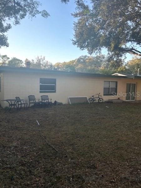 view of rear view of property