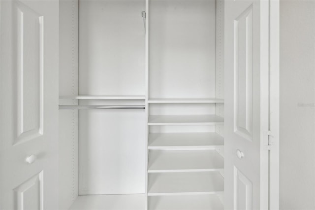 view of closet