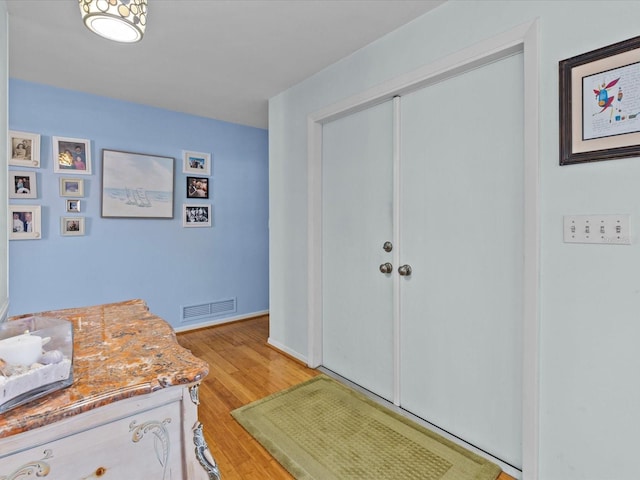 interior space with wood-type flooring