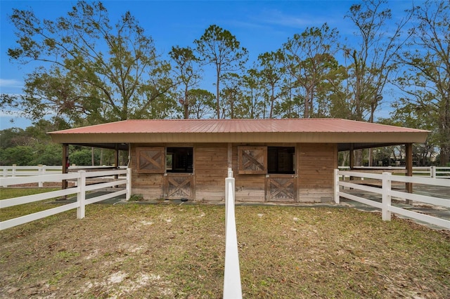 view of stable