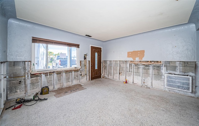 view of unfurnished living room