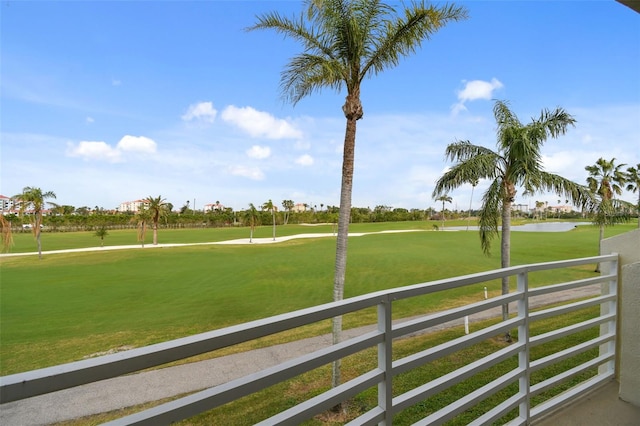 exterior space with a water view