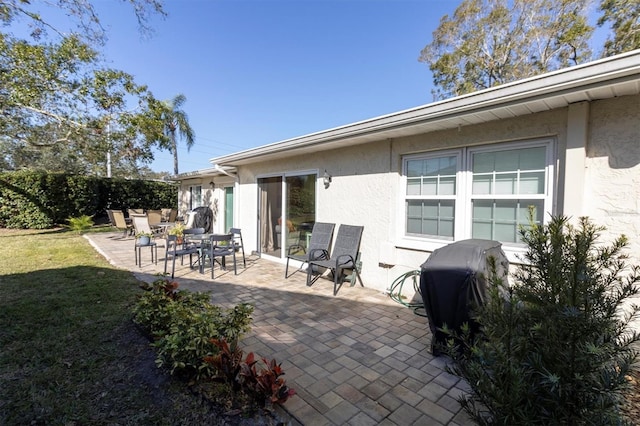 view of patio / terrace featuring area for grilling