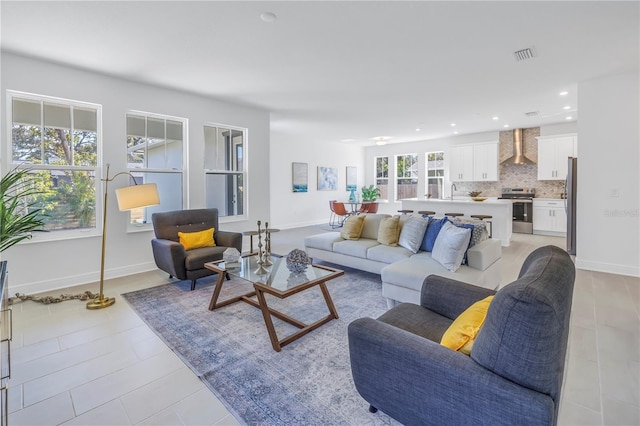 view of living room