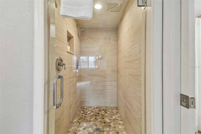 bathroom with walk in shower