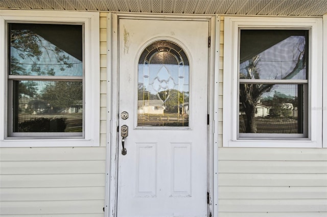 view of entrance to property