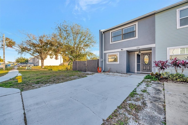 view of front property with a front yard