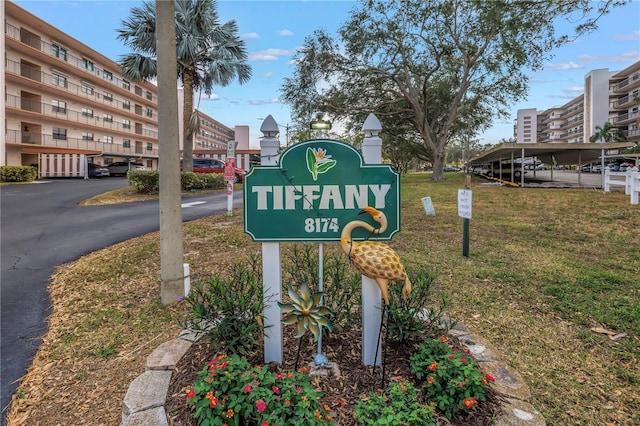 8174 Terrace Garden Dr N Unit 110, Saint Petersburg, FL 33709 - community / neighborhood sign featuring a lawn