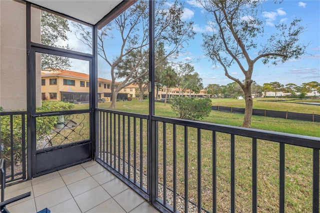 8174 Terrace Garden Dr N Unit 110, Saint Petersburg, FL 33709 - view of unfurnished sunroom