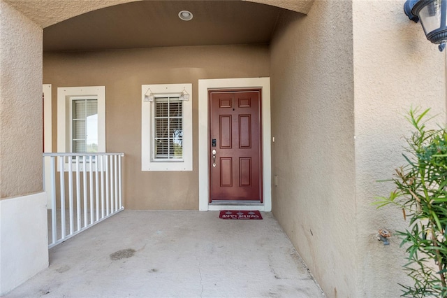 view of property entrance