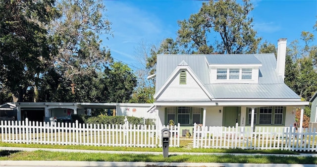 view of front of home