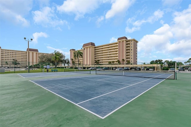 view of sport court