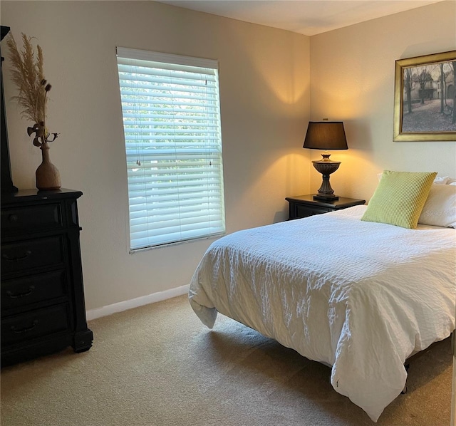 bedroom featuring carpet flooring