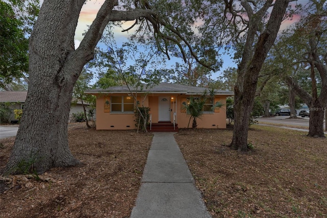 view of front of home