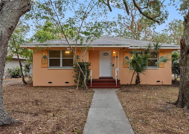 view of bungalow-style house