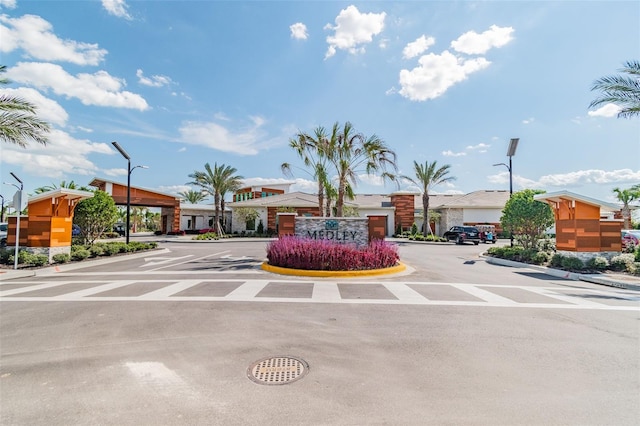 10374 Echo Dock Loop, San Antonio, FL 33576 - view of asphalt street with street lighting and curbs