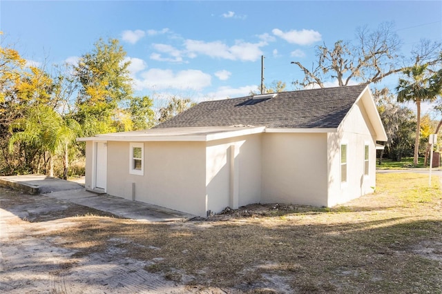 view of side of property