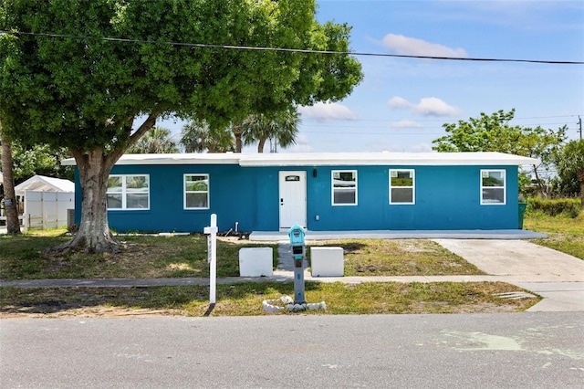 view of ranch-style home