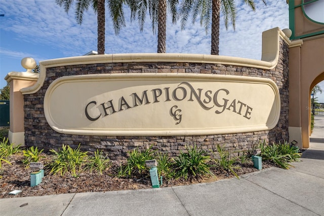 601 Drop Shot Dr, Davenport, FL 33896 - view of community sign