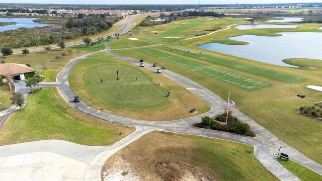 601 Drop Shot Dr, Davenport, FL 33896 - aerial view of property and surrounding area with a large body of water and a local golf course