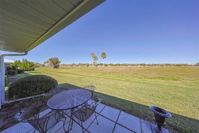 exterior space featuring a rural view