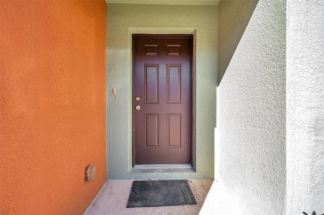 view of property entrance