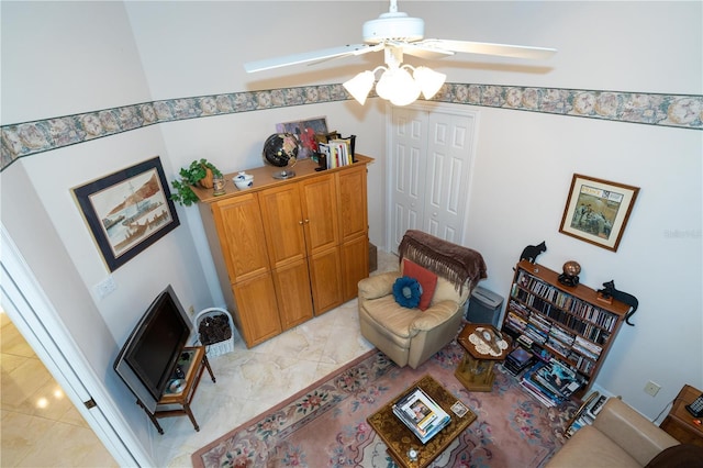 view of living area