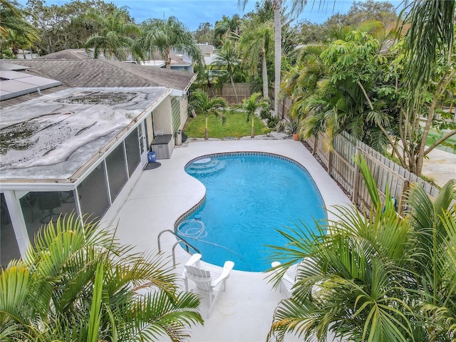 view of pool