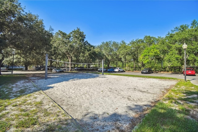 view of community with volleyball court