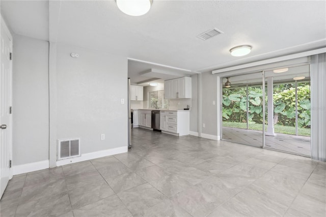 view of unfurnished living room