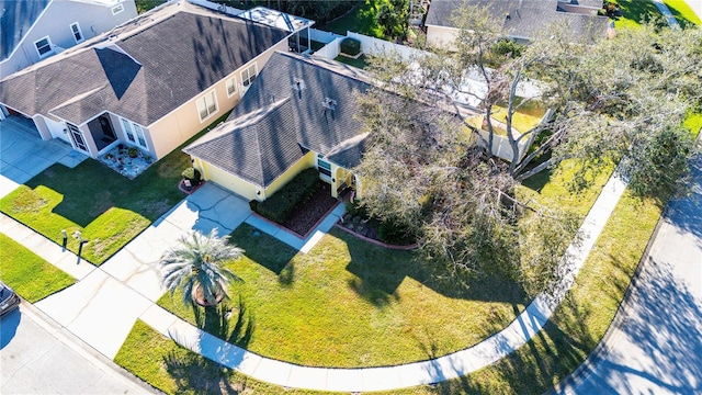 5215 New Brittany Ln, Zephyrhills, FL 33541 - aerial view of property and surrounding area