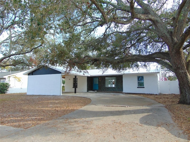 view of ranch-style house