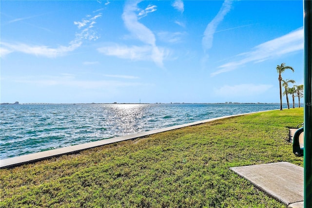 view of water feature