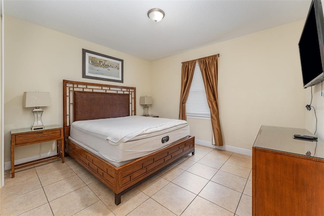 view of tiled bedroom