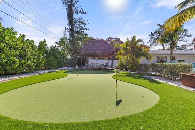 view of property's community featuring a gazebo