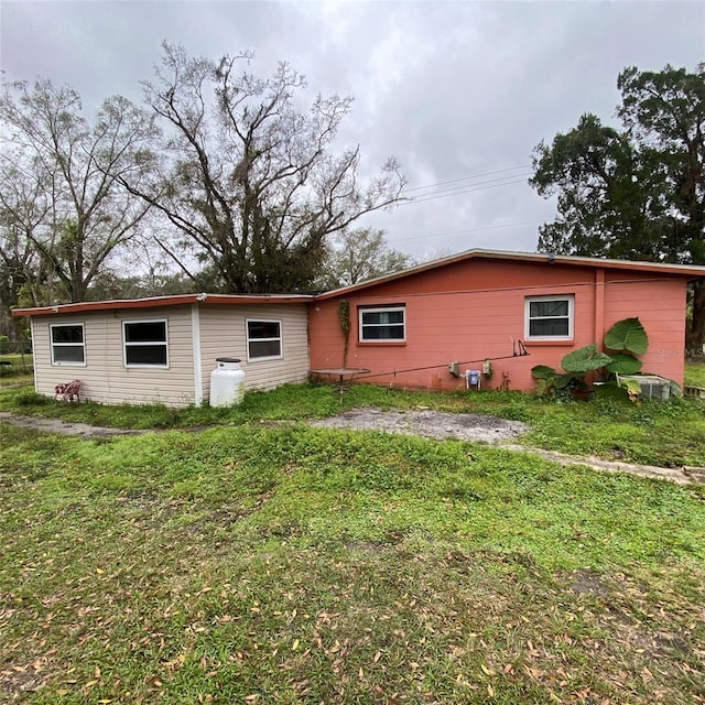 view of back of property