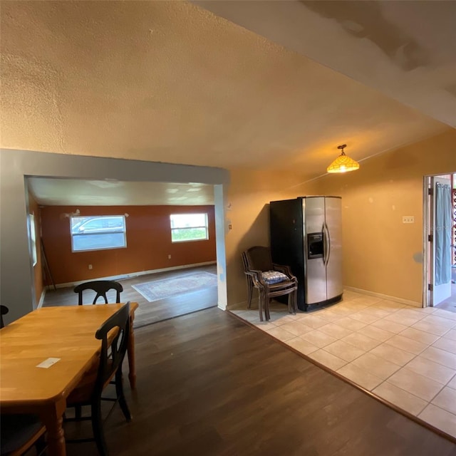 dining room with light hardwood / wood-style floors